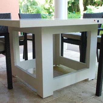 How to Make a Cube Table Base out of concrete