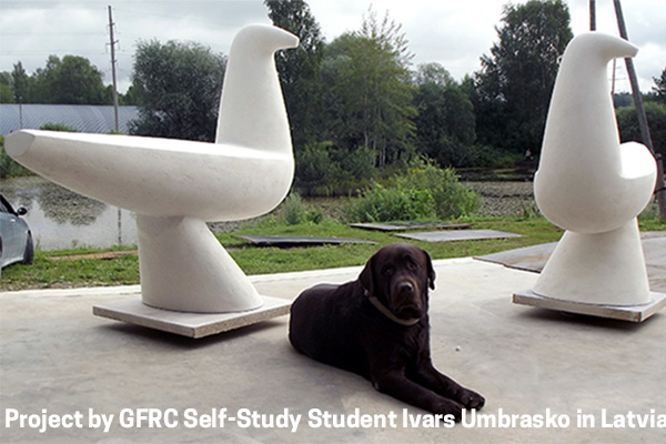 GFRC concrete sculpture by Ivars Umbrasko