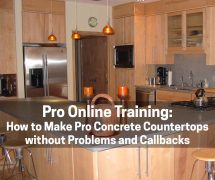 How to Make Pro Concrete Countertops without Problems or Callbacks