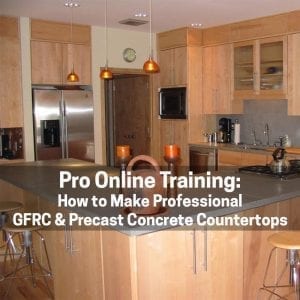 How to Make Professional Precast and GFRC Concrete Countertops