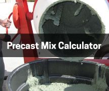 Precast Mix Calculator