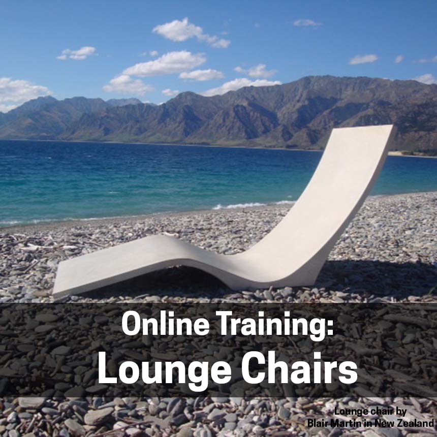 How to Make a Concrete Lounge Chair