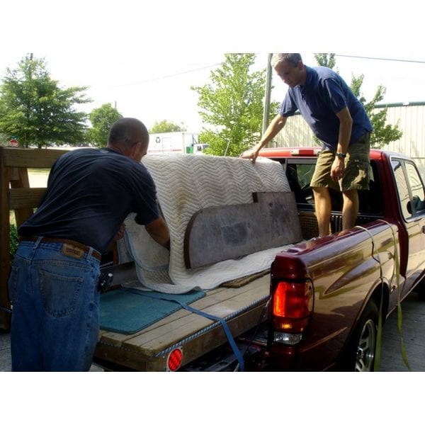 truck for installing concrete countertops