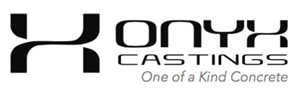 Onyx Castings concrete logo