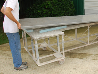 bending GFRC concrete desk