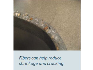 Uses of Fibers in Concrete Countertop Mixes