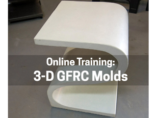 3D GFRC Molds Online Training