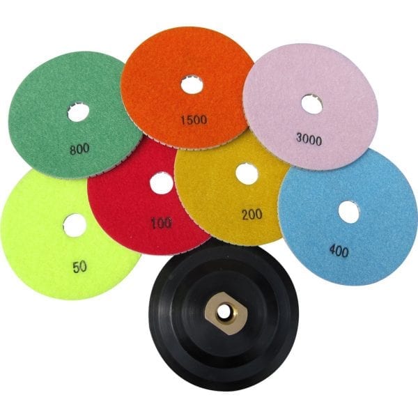 5" Sets of Wet Polishing Pads