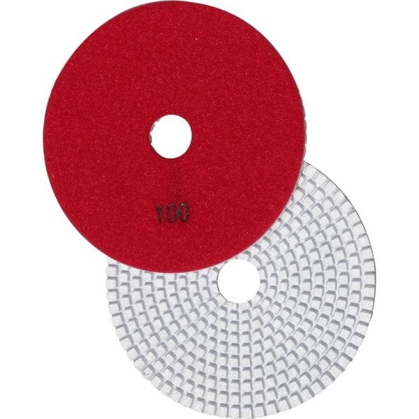 5" Wet Polishing Pad, 100 Grit