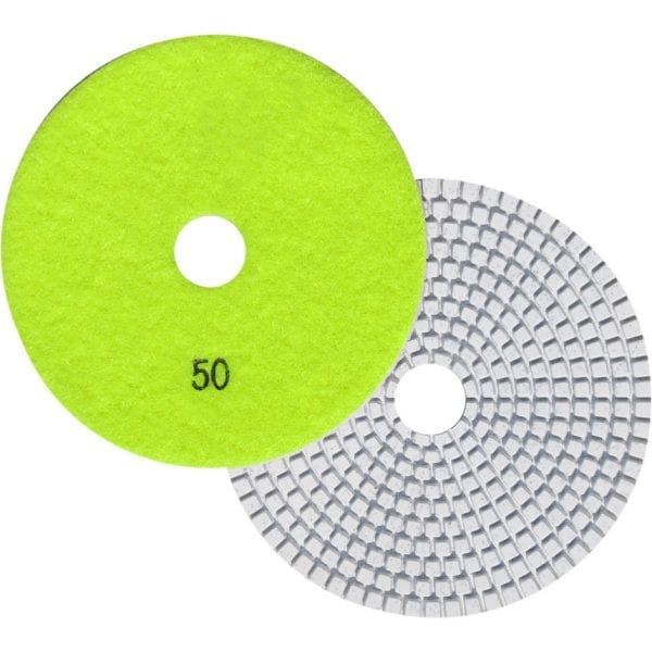 5" Wet Polishing Pad, 50 Grit