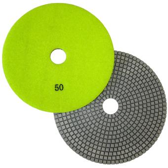 7" Wet Polishing Pad, 50 Grit