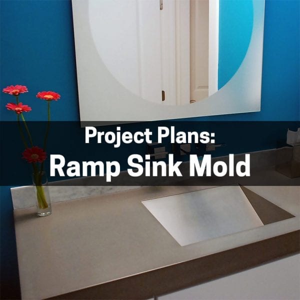 how to make concrete ramp sink mold plans
