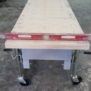casting table for concrete countertops