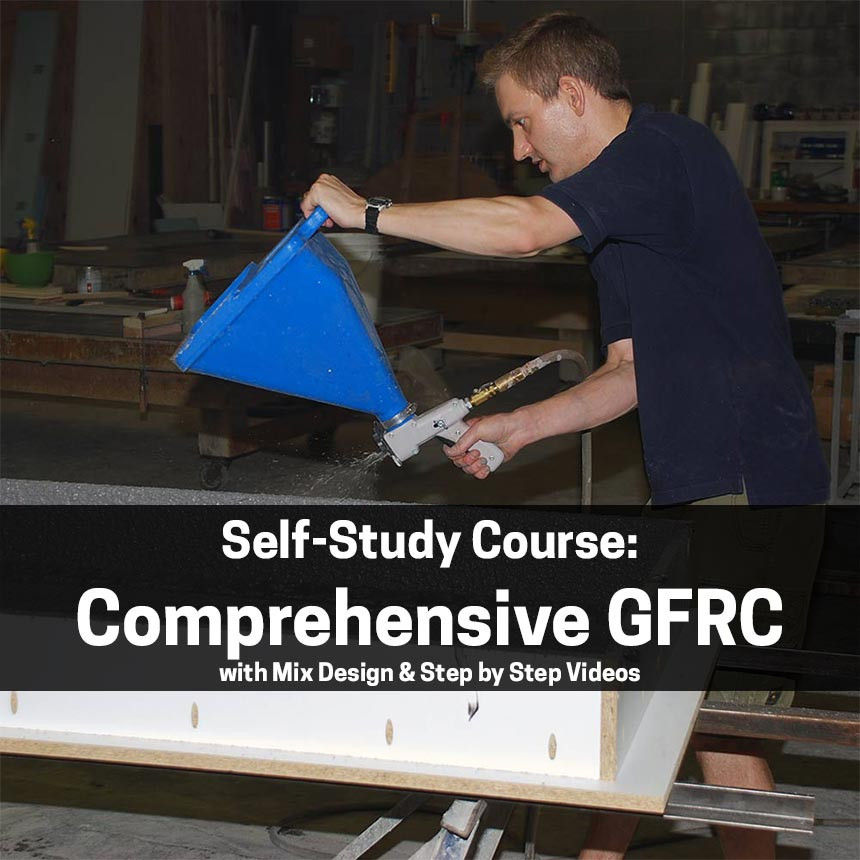 Self Study Training Comprehensive Gfrc Concrete Countertop