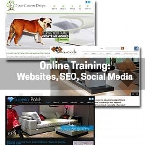Websites, SEO & Social Media for Concrete Countertop Business - Free Training