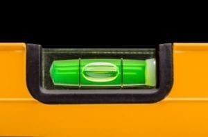 air bubble in level