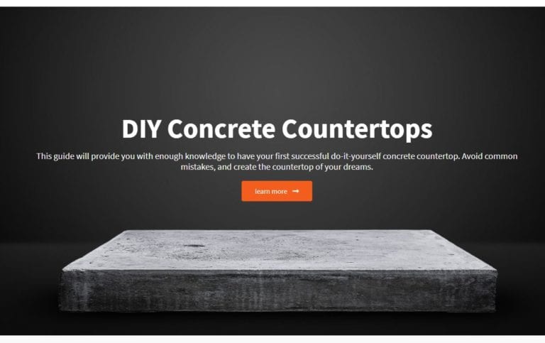 How to Make a DIY Concrete Countertop: A Free Guide