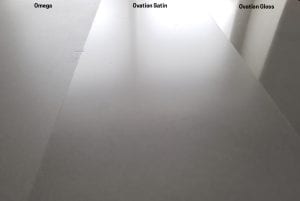 concrete countertop sealer sheen Omega Ovation matte satin gloss