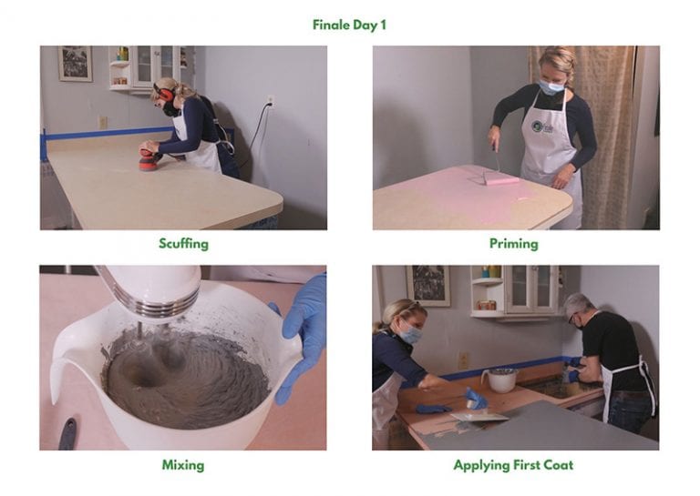 Overview of How to Make a DIY Concrete Countertop Using Finale