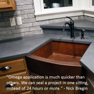 Omega Pro Concrete Countertop Sealer - Image 7