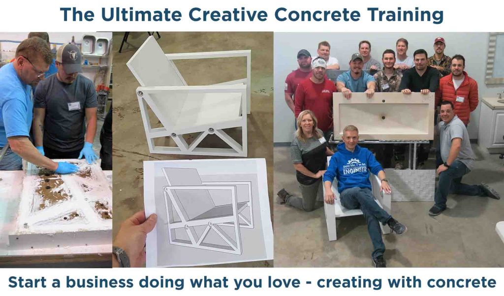 Ultimate Concrete Countertop and Furniture Training