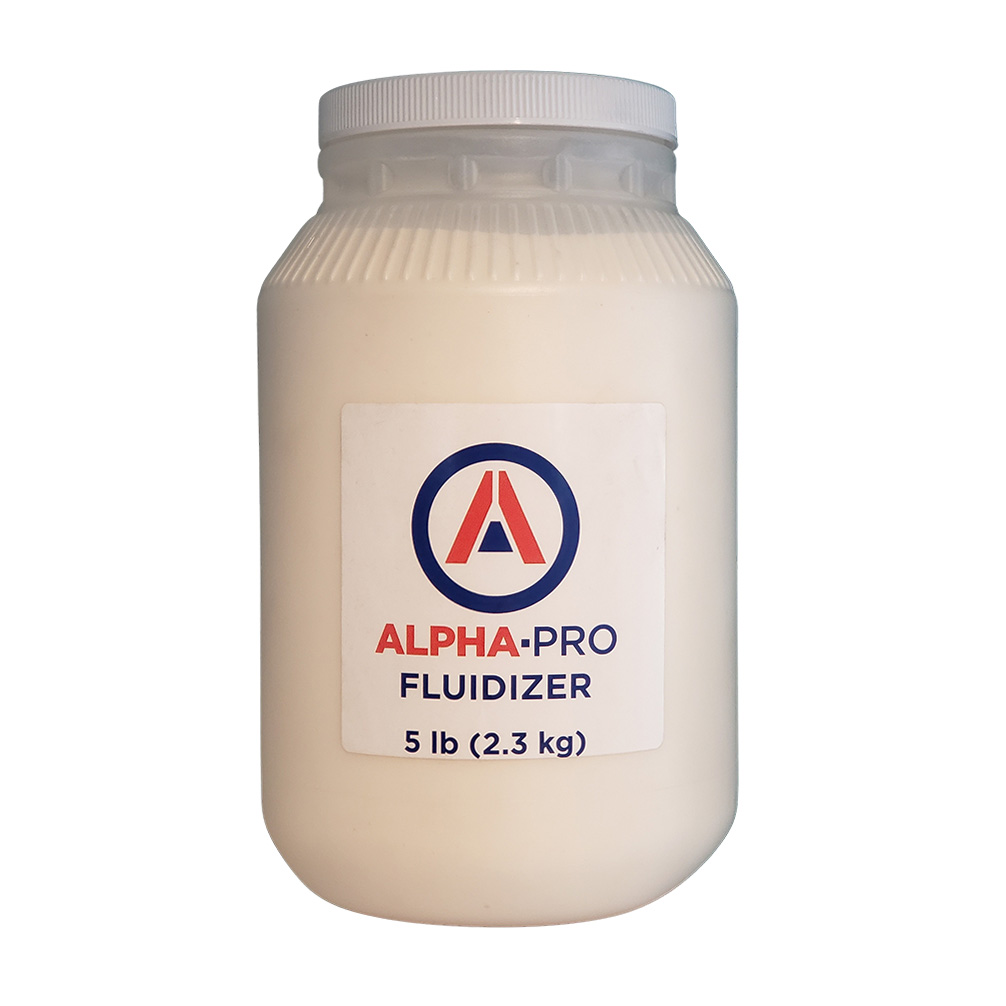 Alpha Pro Fluidizer superplasticizer for concrete countertop mixes