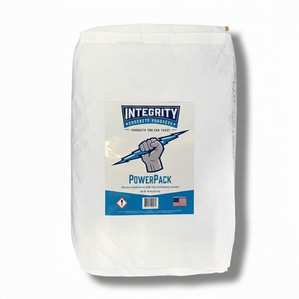 Integrity PowerPack admixtures for concrete countertops