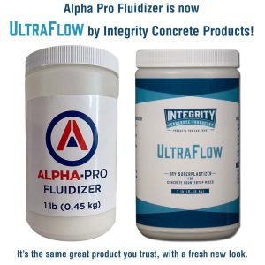 Alpha Pro Fluidizer is now UltraFlow by Integrity Concrete Products