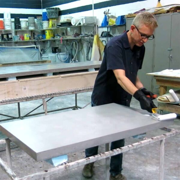 jeff sealing concrete countertop