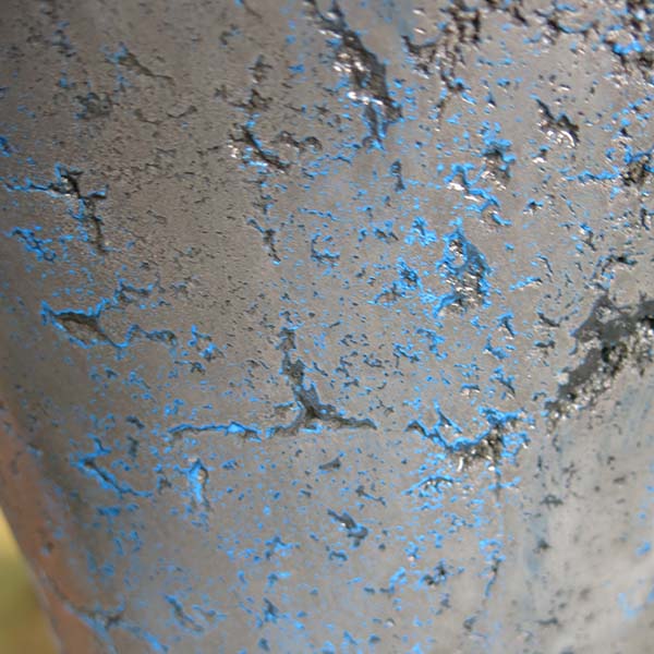 blue gray hand pressed concrete