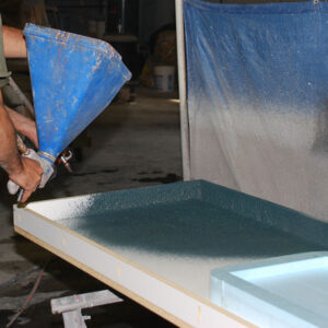 spraying gfrc mist coat