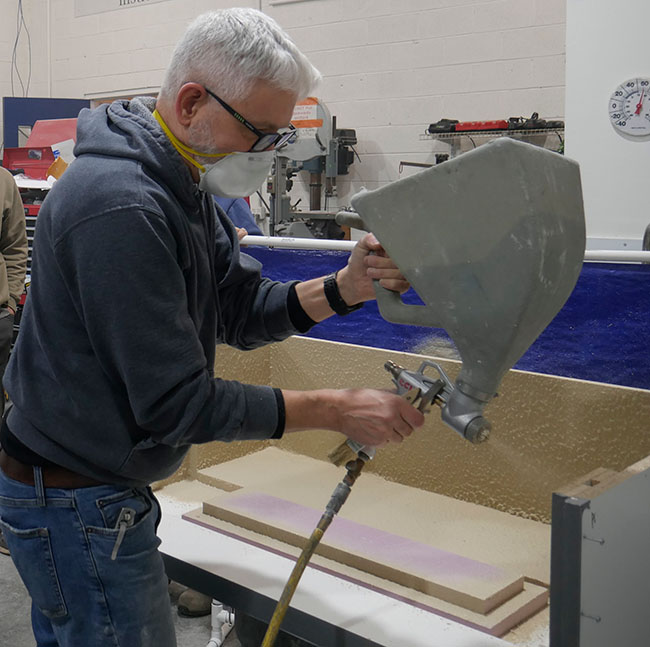 spraying gfrc mist coat