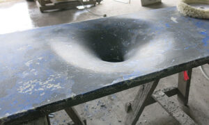 Omega natural sheen before polishing