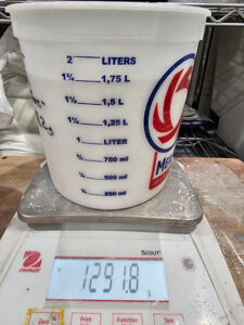precise scale for measuring concrete color