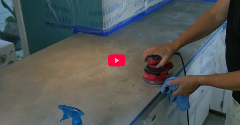 Instructional Videos for How to Reseal a Concrete Countertop