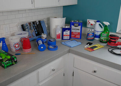 Tools and Materials for Concrete Countertop Reseal Kit